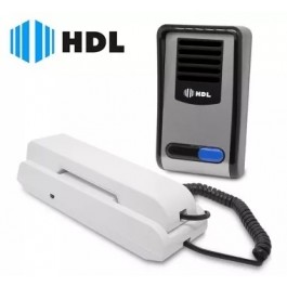Interfone Porteiro Eletrônico F8-SN HDL com Função Mudo Unidade Externa + Interna